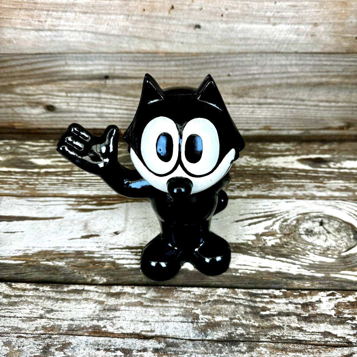 Felix the Cat Cast Iron Coin Bank | Retro Cartoon Decor – Iron