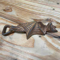 Bat Bottle Opener Cast Iron