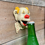 Circus Clown Cast Iron Wall Mount Bottle Opener