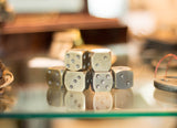 Antiqued Brass Dice (Pair)
