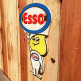 ESSO "Happy" Oil Drop Man Cast Iron Plaque