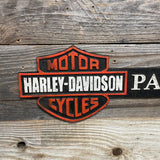 Harley Davidson Parking Arrow Cast Iron Plaque