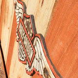 Cast Iron Harley Davidson Logo Plaque with Wings