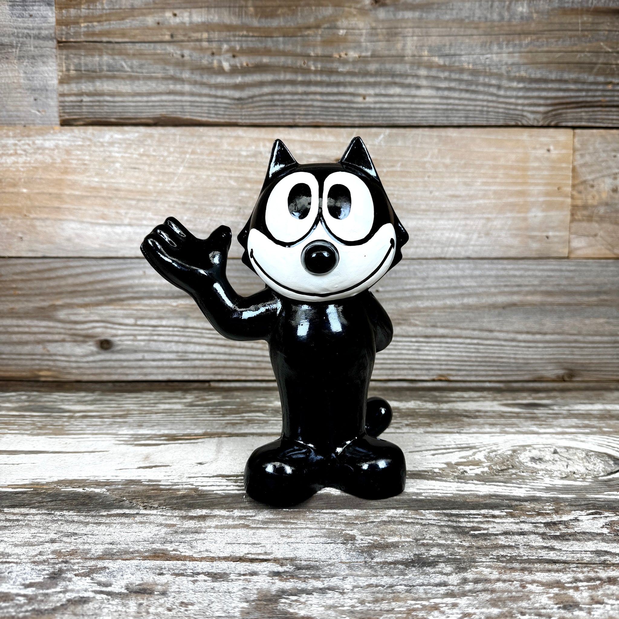 Felix the Cat Cast Iron Coin Bank | Retro Cartoon Decor – Iron