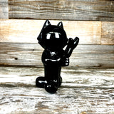 Felix the Cat Cast Iron Coin Bank | Heavy Vintage Piggy Bank