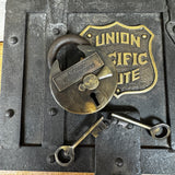 Antique-Style Rustic Solid Brass Alcatraz San Francisco Prison Padlock w/ Working Keys