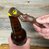 Frog Cast Iron Bottle Opener with Antiqued Finish