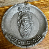 Indian Motorcycle Cast Aluminum Ashtray – Vintage-Inspired Collectible