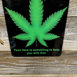 Laughter Is the Best Medicine - Cannabis Metal Sign