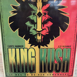 King Kush Cannabis Culture Metal Sign