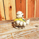 Michelin Man Cast Iron Mechanical Coin Bank