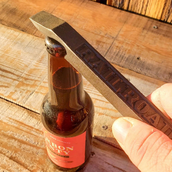Railroad Spike Cast Iron Bottle Opener