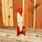 Space Rocket Cast Iron Coin Bank