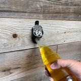 Route 66 Cast Iron Wall Mount Bottle Opener