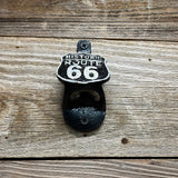 Route 66 Cast Iron Wall Mount Bottle Opener
