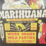 Marijuana Propaganda Metal Sign