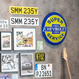Licensed Chevrolet Super Service 15" Dome Metal Sign