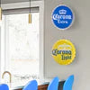 Corona Extra Bottle Cap Shaped Beer Wall Décor