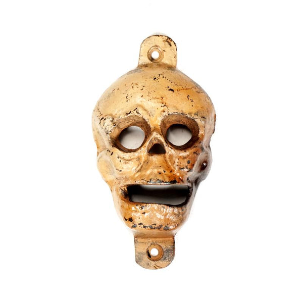 Cast Iron SKULL Wall Mount Bottle Opener