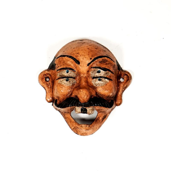 Cast Iron 4 EYED MAN Wall Mount Bottle Opener