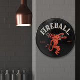 Fireball Red Hot Dome Metal Sign (15")
