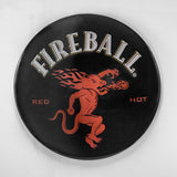 Fireball Red Hot Dome Metal Sign (15")