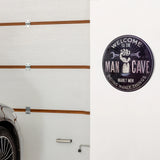 Man Cave Dome Metal Sign (15")