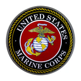 United States Marine Corps Emblem Dome Metal Sign (15")